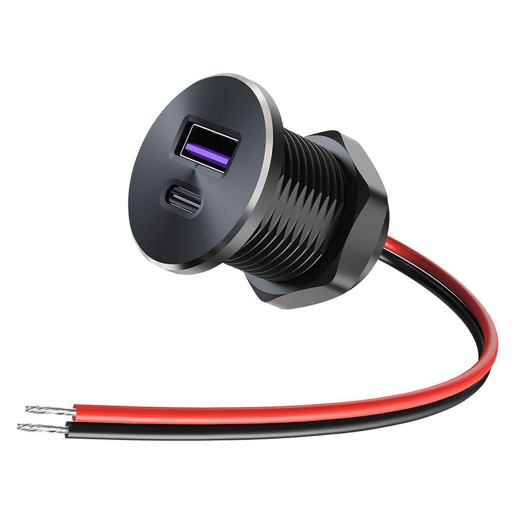 D.A.D Car Accessories - Mini Autolader Dual Snel Opladen 30W