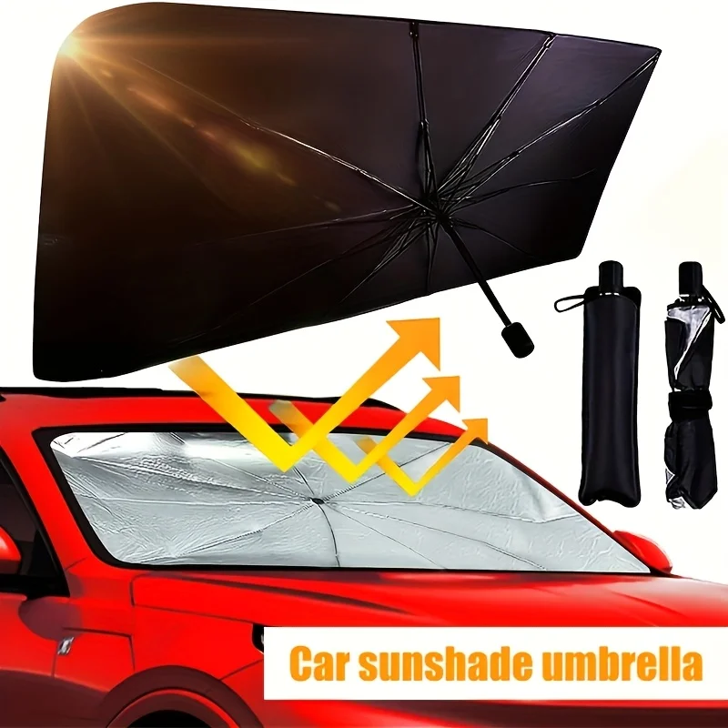 Car Accessories Interior - Autozonnescherm Parasol Auto Voorruit Zonneschermhoezen Zonbescherming
