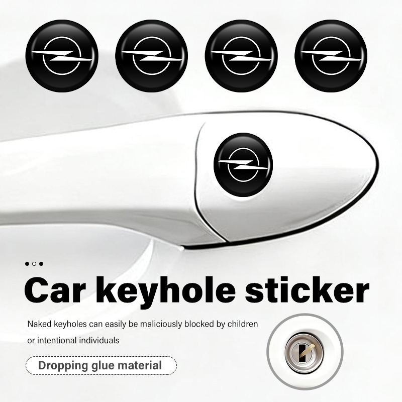 D.A.D Car Accessories - Opel 14mm autosleutel embleem auto sleutelhanger