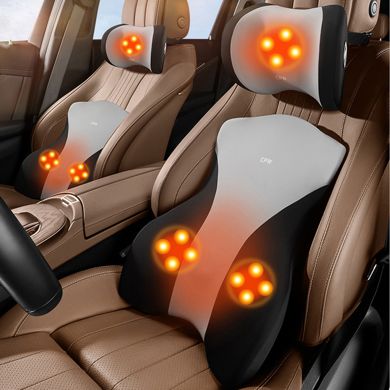Car Accessories Limassol - Auto Elektrische Massage Hoofdsteun Lumbale Ondersteuning