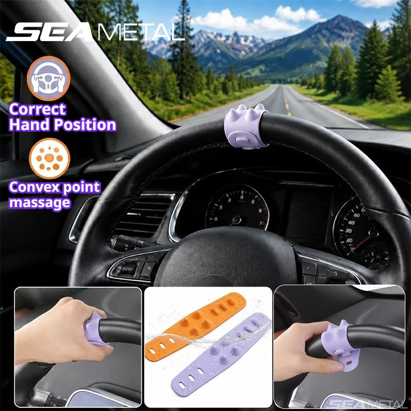 Car Accessories Limassol - SEAMETAL Auto Stuurwiel Grip Cover Siliconen