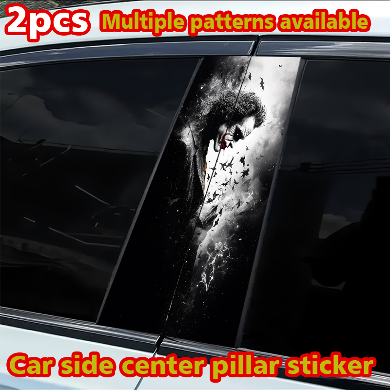 Car Accessories Joker - 2 auto-stickers voor de middenstijlen Joker
