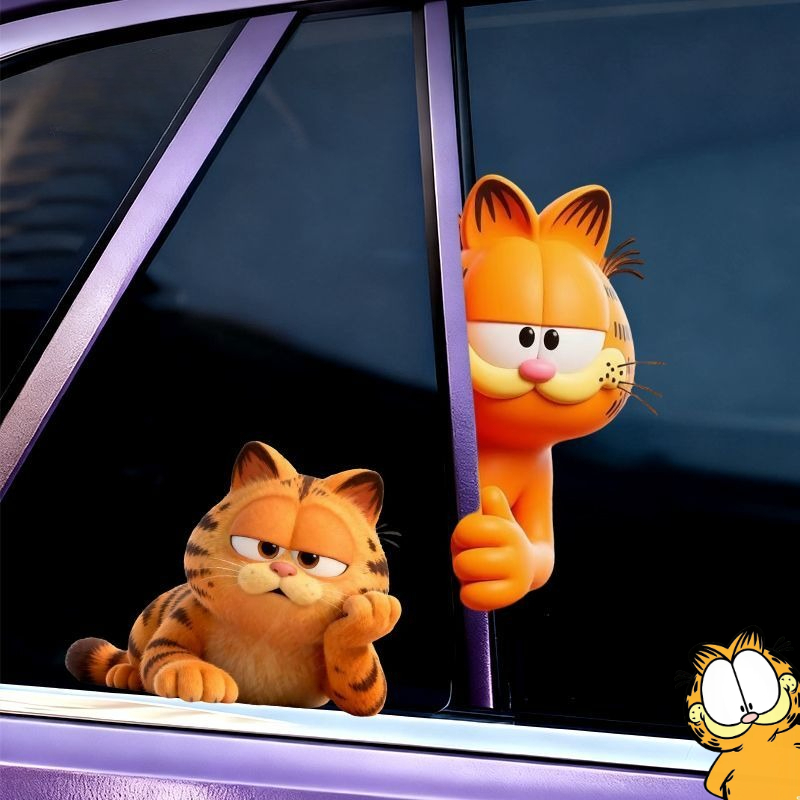 Car Accessories Cute - Garfield anime cartoon schattig grappig stiekem