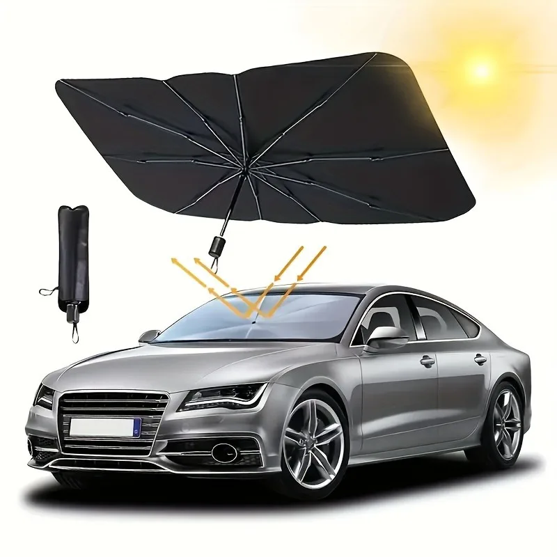 Car Accessories Interior - Autozonnescherm Parasol Auto Voorruit Zonneschermhoezen Zonbescherming