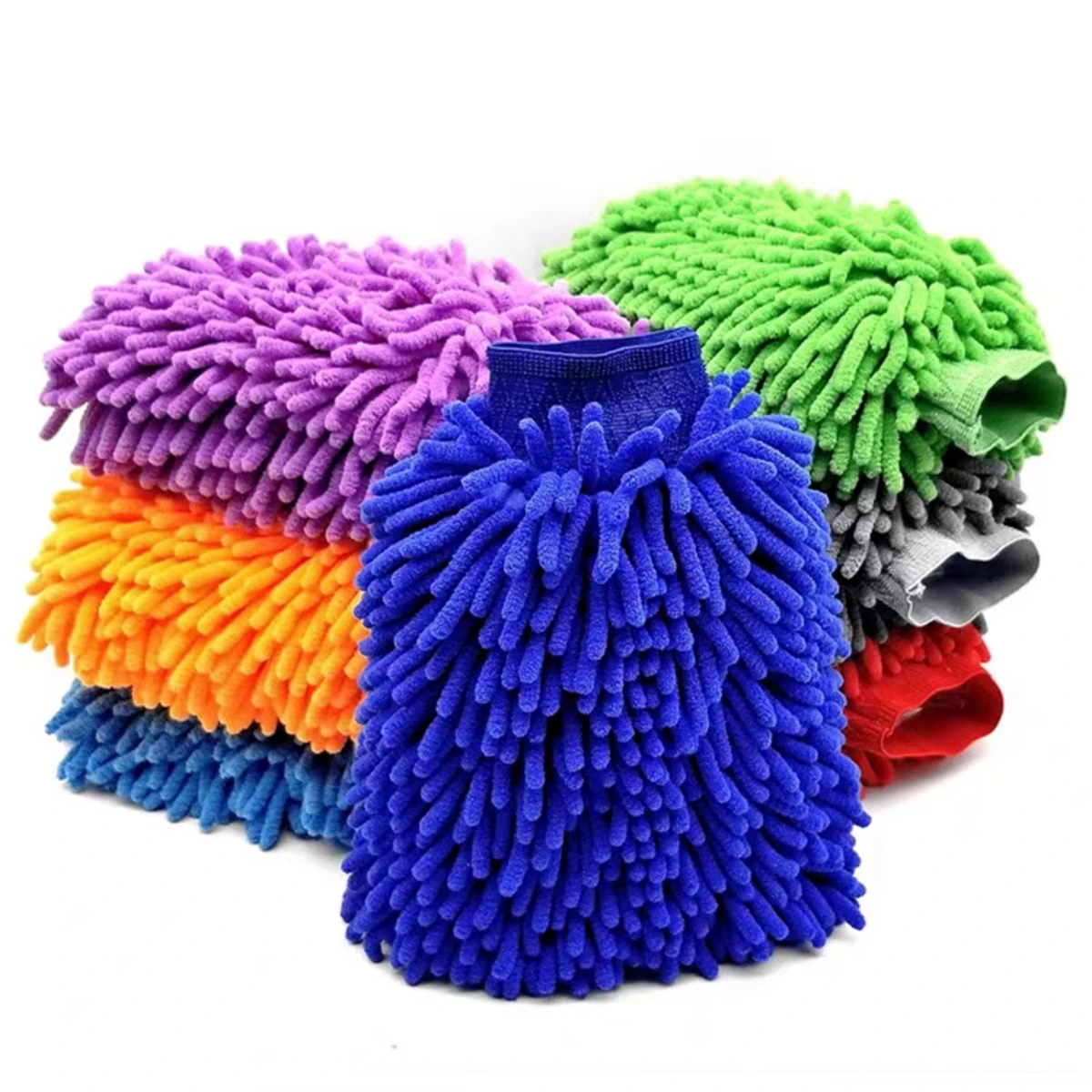 Car Detailing Brush - 1/2 Stuks Auto Wassen Handschoen Coral
