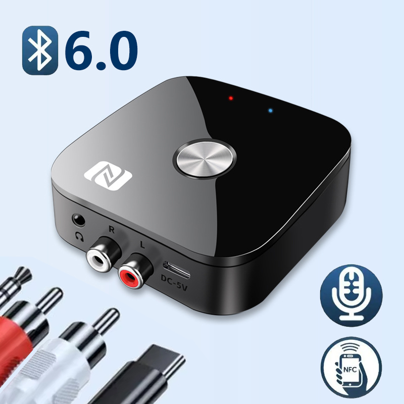 Car Accessories Online - Bluetooth 6.0 Audio-ontvanger RCA 3,5 mm
