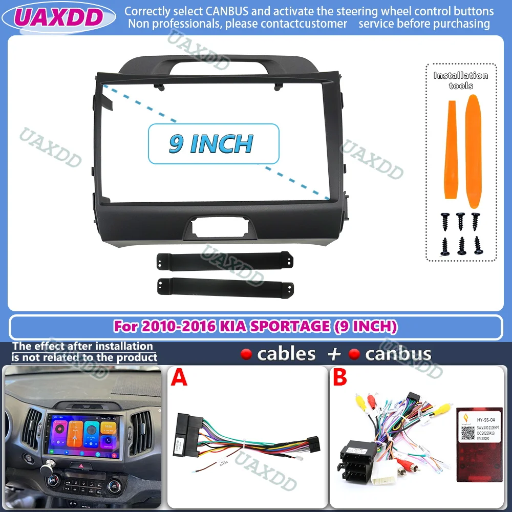 UAXDD 2 Din Auto Voor 2010-201 - Car Accessories Online recensie en prijs