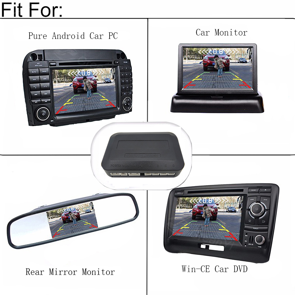 Video Parkeersensor Kit Auto R - Car Accessories Online recensie en prijs