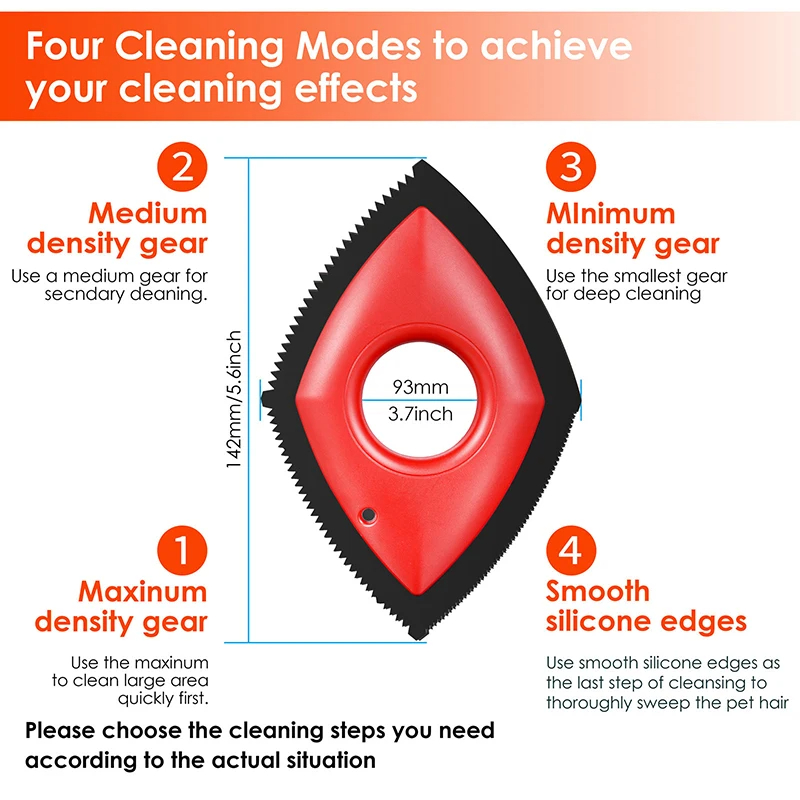 4 Modi Pet Hair Remover Kam Bo - Car Detailing Brush recensie en prijs
