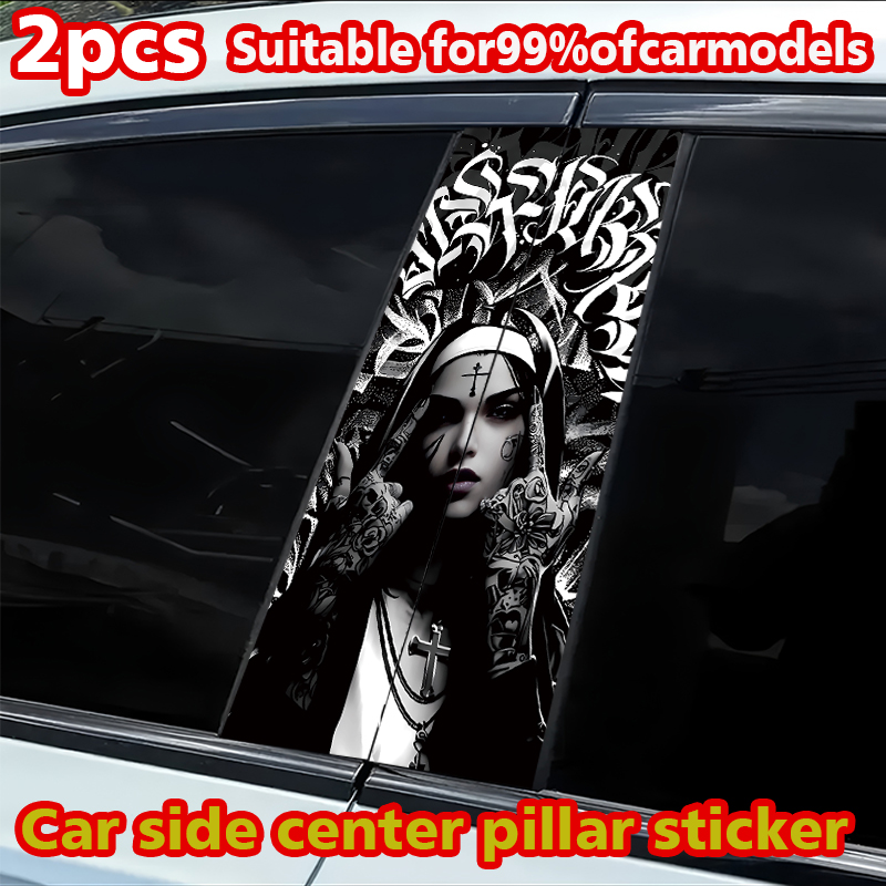 2 stuks auto B-stijl stickers  - Car Accessories Joker recensie en prijs