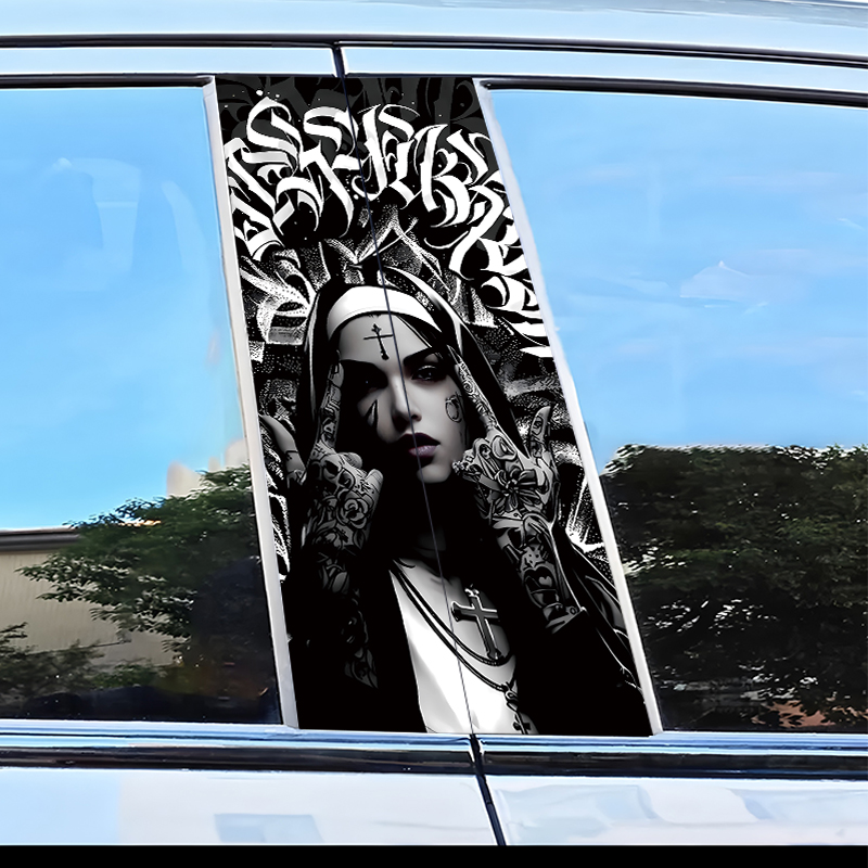 2 stuks auto B-stijl stickers  - Car Accessories Joker recensie en prijs