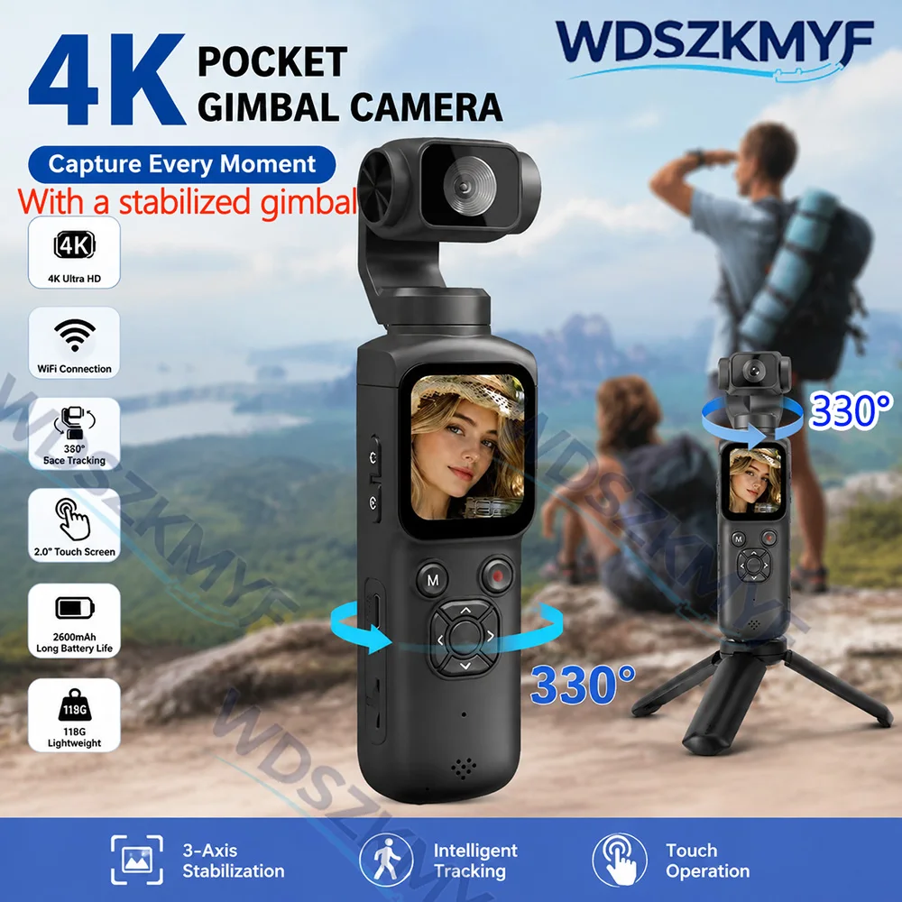 330 °   Face Track 4K draagbar - Car Accessories Online recensie en prijs