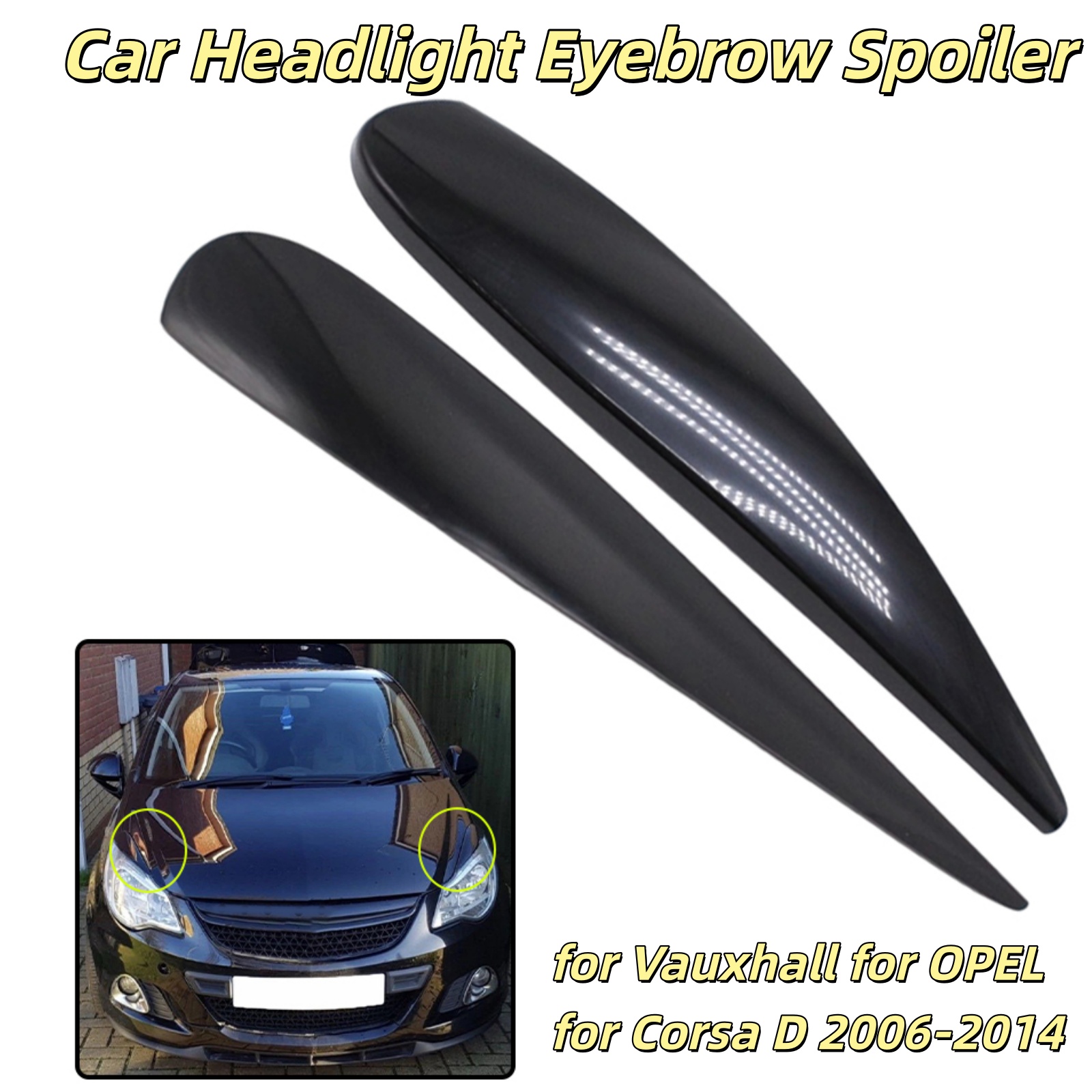 Koplamp Wenkbrauwen Ooglid Cov - D.A.D Car Accessories recensie en prijs