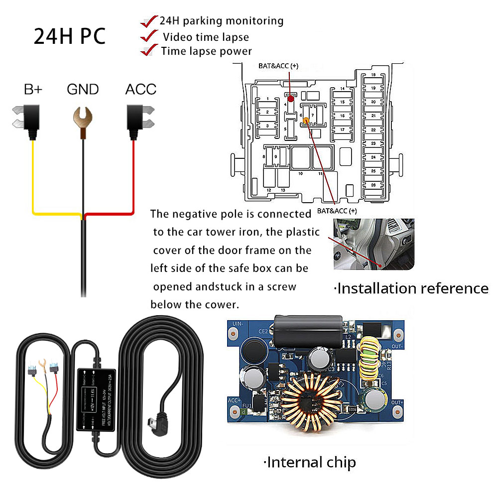 HGDO Dashcam Hardwire Kit Mini - Car Accessories Online recensie en prijs