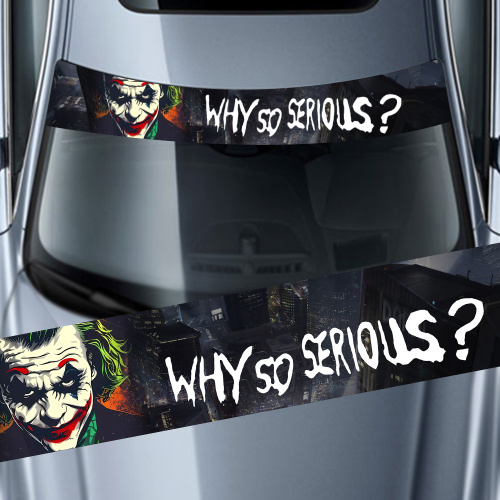 Waarom zo serieus autosticker  - Car Accessories Joker recensie en prijs