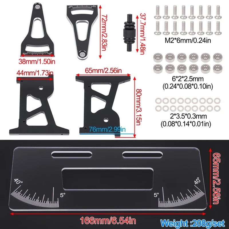 CNC Aluminium RC Chassis Setup - Car Accessories Online recensie en prijs