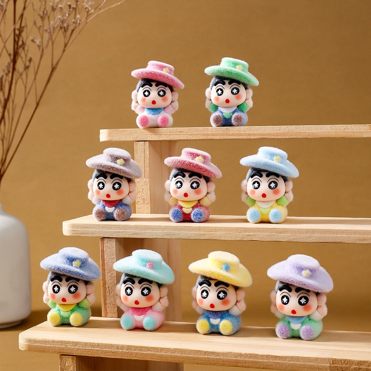 Nieuwe Flocked Denim Shin Chan - Car Accessories Etsy recensie en prijs