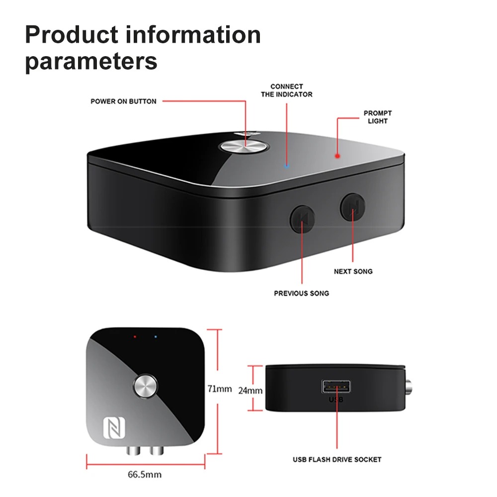 Bluetooth 6.0 Audio-ontvanger  - Car Accessories Online recensie en prijs