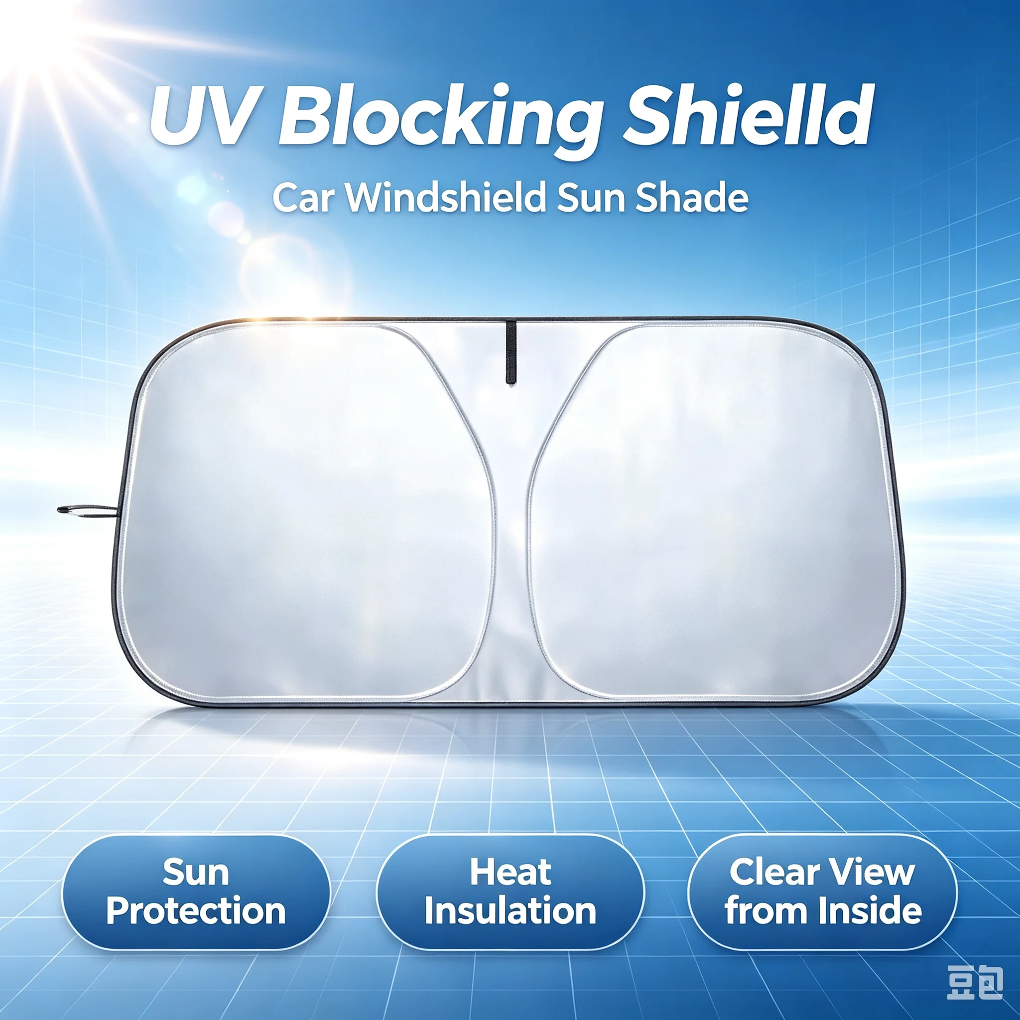 Autozonnescherm voorruit UV-be - Automatic Car Sunshade recensie en prijs