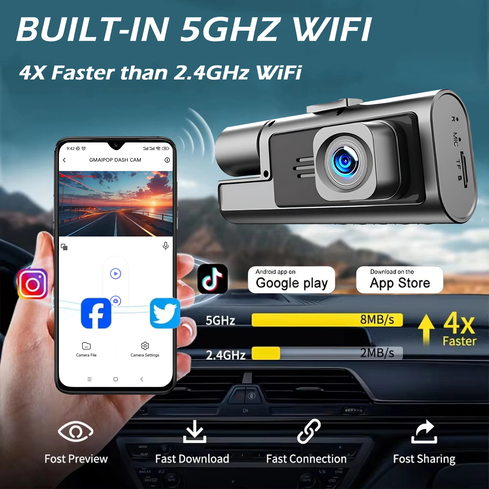 3Camera Dash Cam Voor Auto Cam - D.A.D Car Accessories recensie en prijs