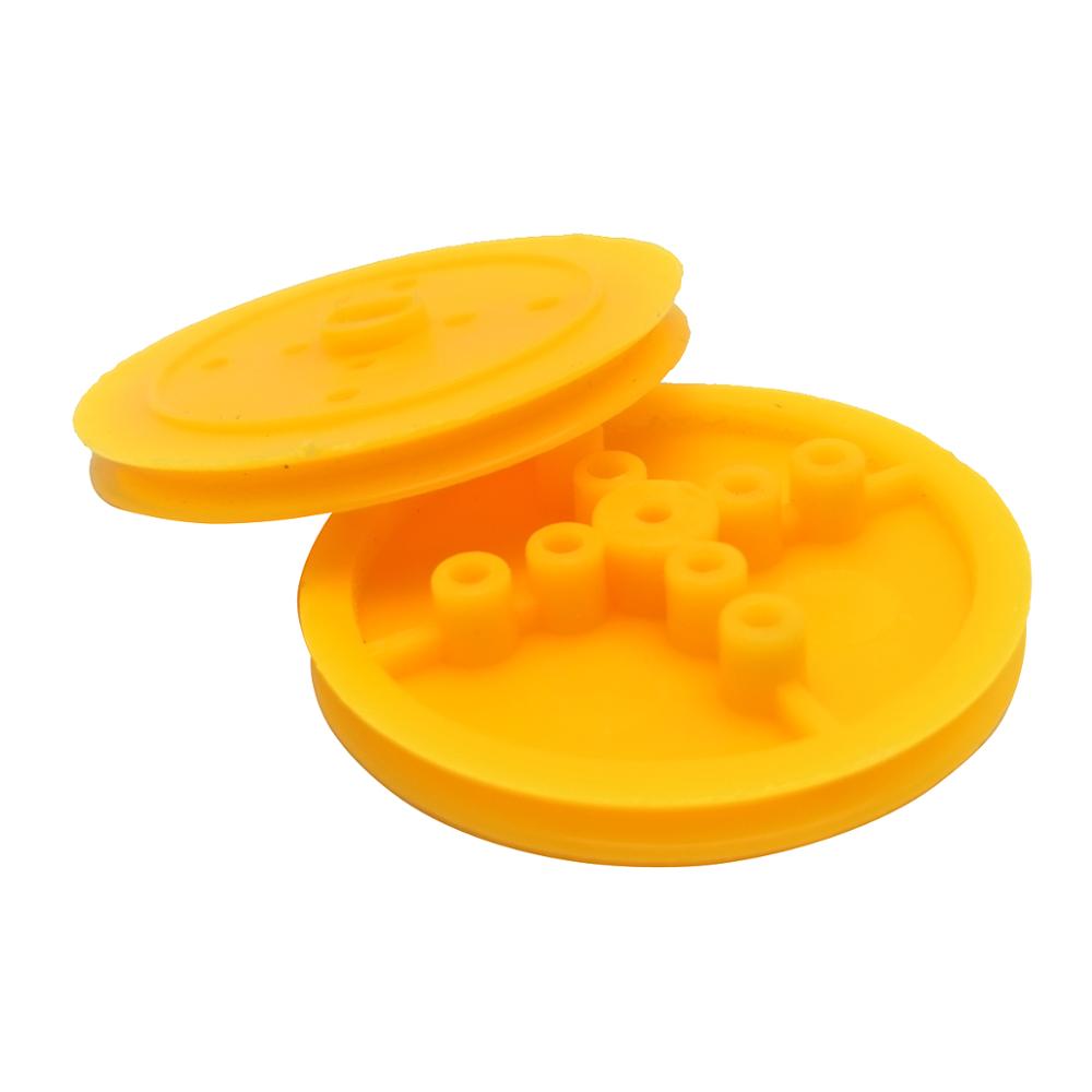 10 stuks 2mm gat oranje plasti - D.A.D Car Accessories recensie en prijs
